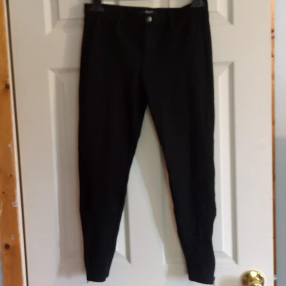 MADEWELL Black Skinny Dress Pants Slacks Trousers Zip Ankle Womens Size 4 Basic